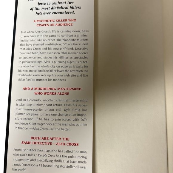 James Patterson 'Double Cross' Book - Picture 3 of 4